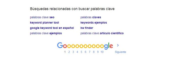 busquedas relacionadas google