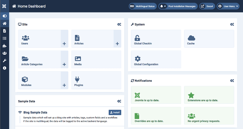 paginas web con joomla